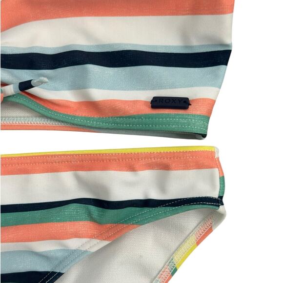 ROXY GIRLS STRIPED BIKINI 8 - Picture 3 of 8